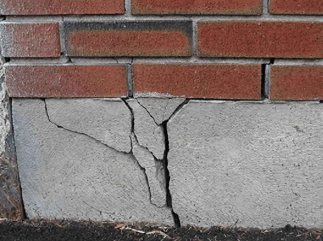 Concrete foundation with serious structural damage in Fort Collins, CO